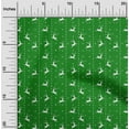 thumbnail image 1 of oneOone Polyester Spandex Dark Green Fabric Merry Christmas Fabric For Sewing Printed Craft Fabric By The Yard 56 Inch Wide, 1 of 1