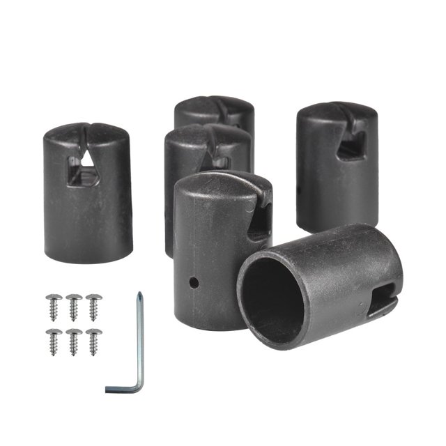 Trampoline Enclosure Pole Cap 6PCS for Flat Steel Sheet Top Ring System