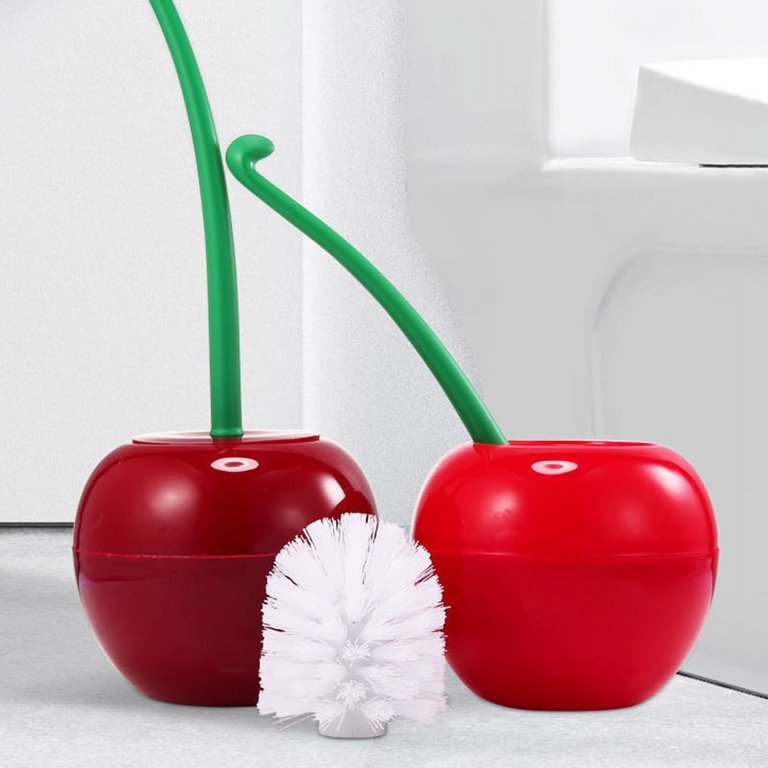 AKUMRi Electric Bathroom Scrubber,Toilet Cleaning Brush Flexible Bendable Silicone Long Handled Toilet 360 Deep Bowl Quick Drying A Hook