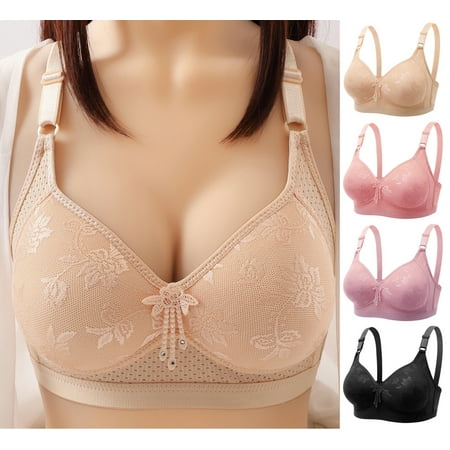 

Gyratedream Women s Lace Full Coverage Push-up Wirefree Plus Size Bra