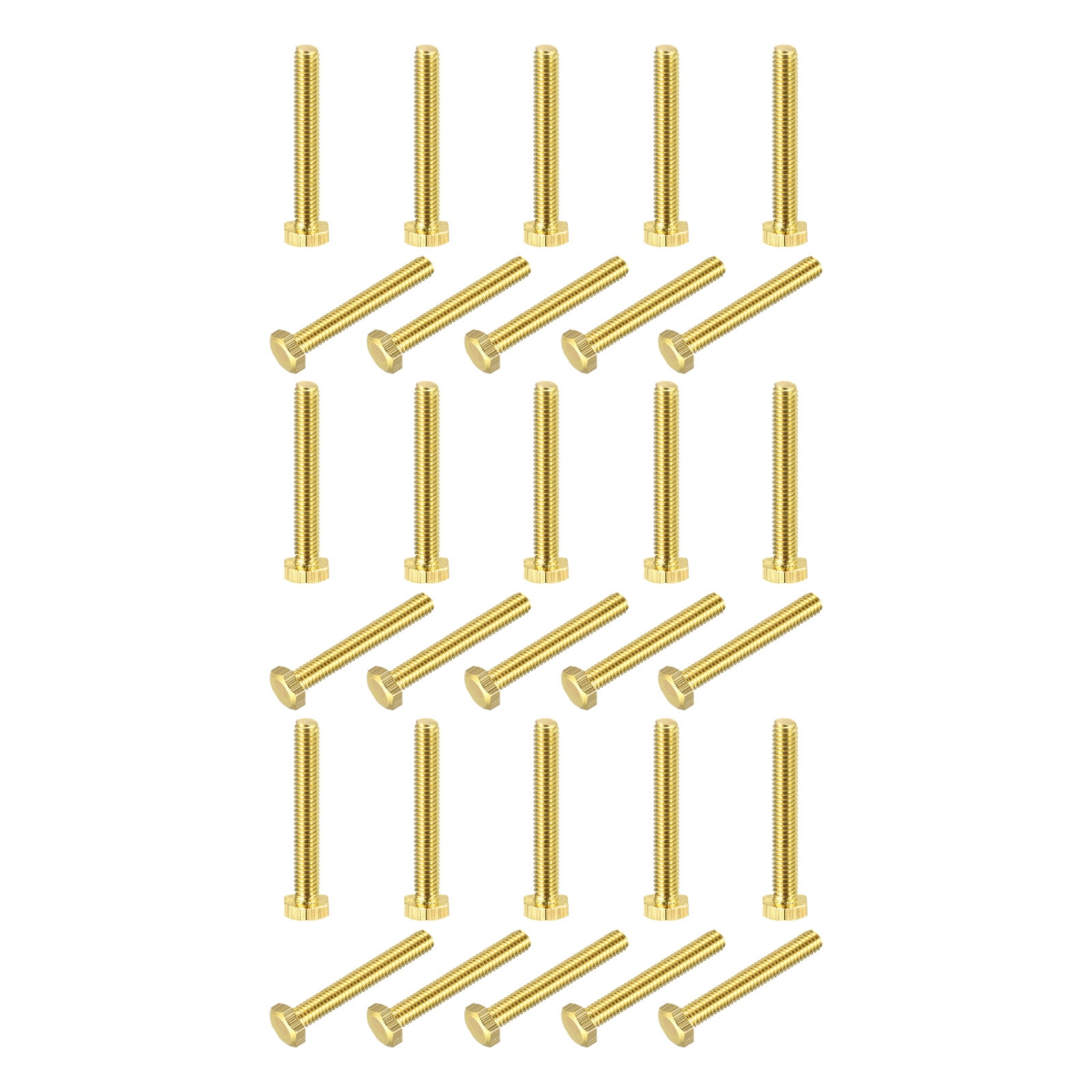 brass-hex-bolts-m4x30mm-30-pack-fully-thread-grade-4-8-machine-screws
