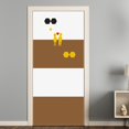 thumbnail image 3 of Bunblic 4 Pieces Acoustic Panel Soundproof Door Sticker Premium Acoustic Absorption Panel Acoustical Wall Panels for Recording Studio Yellow, 3 of 6