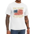 thumbnail image 2 of HAOMEILI 250 Anniversary USA Shirt 1776-2026 250th Birthday Patriotic American Flag T-Shirt, 2 of 7
