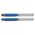 thumbnail image 2 of 2pcs 2.6 inch Long 2 Edges Flush Trim Router Bit 1/4 inch x 1/4 inch for Carpenter, 2 of 8
