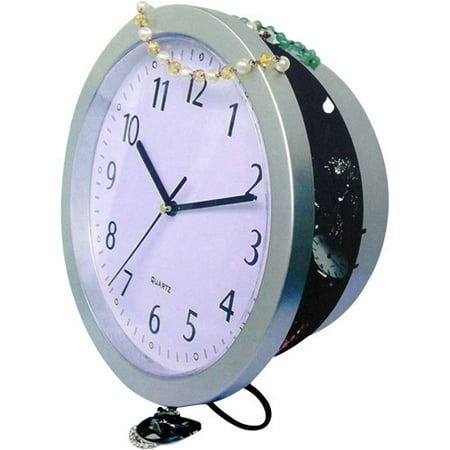 Diversion Clock Safe Wall Clock with Hidden Safe (Round Clock). Hide valueable inside the clock. Product Size: 9.84 x 9.84 x 2.75 ()