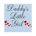 thumbnail image 2 of CafePress - Daddys Little Girl Red Hearts Body Suit - Baby Light Bodysuit, Size Newborn - 24 Months, 2 of 4