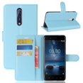 thumbnail image 1 of Litchi Skin Wallet Leather Magnetic Protective Shell For Nokia 8, 1 of 5