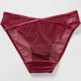 thumbnail image 4 of Levmjia Women Underwear Thin Seamless Mesh Lace Hip Lifting Cotton Crotch Panties Breathable Low Waist Underwear Daily Wear Comfortable Soft Invisible Panty, 4 of 7