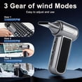 thumbnail image 3 of Soplador de Aire Eléctrico WOLFBOX MegaFlow100 - 150,000 RPM, Motor Brushless Recargable, 3 Velocidades Ajustables con 7 Accesorios para PC, Coche, Hogar y Camping, 3 of 5