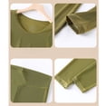 thumbnail image 5 of Conjunto de ropa interior térmica ultrafina sin costuras para mujer, Tops de fondo cálidos de invierno, Calzoncillos largos, L-XL de piel térmica altamente elástica, 2 piezas, 5 of 5