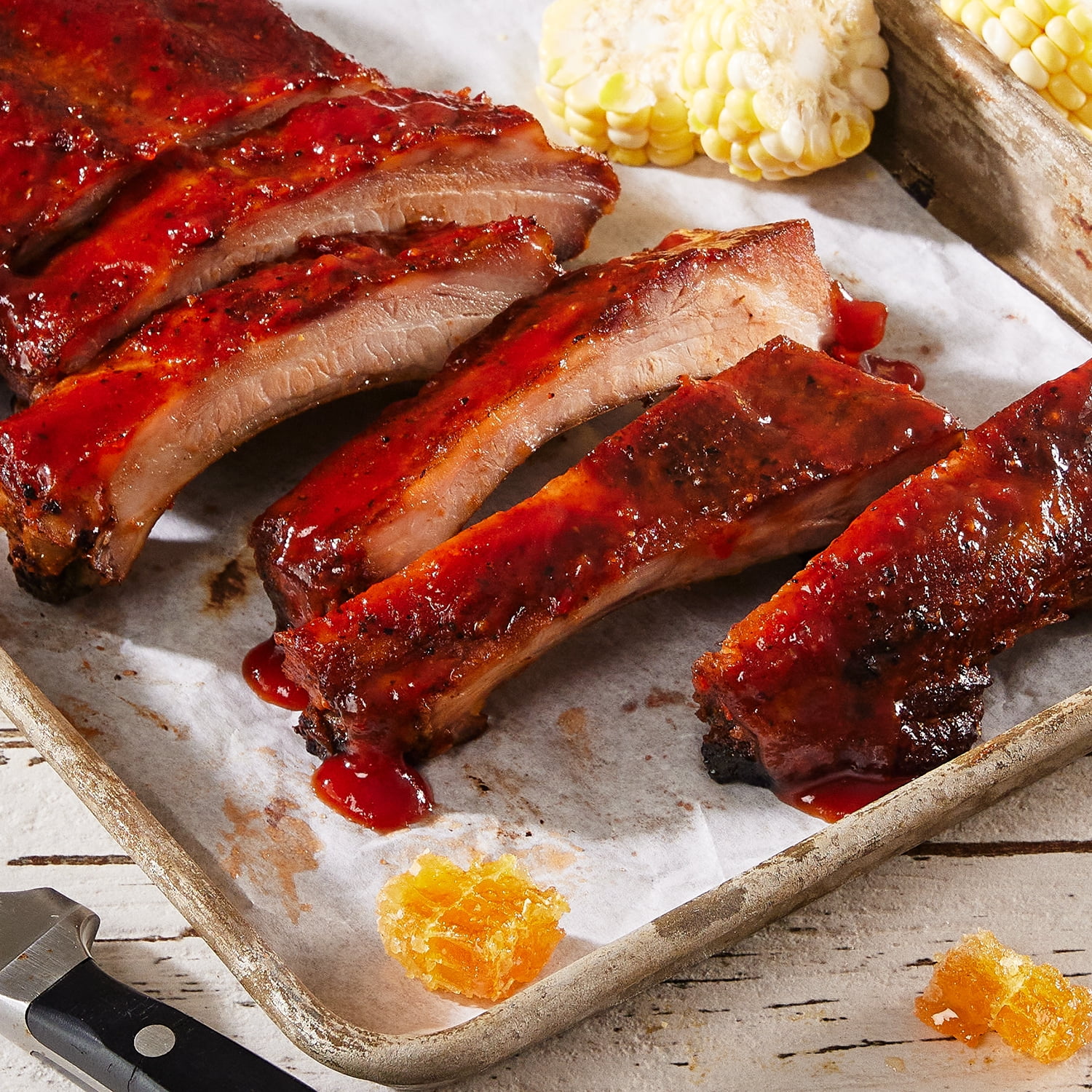 (6 pack) Stonewall Kitchen, Honey Barbecue Sauce, 11 oz. Bottle