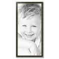 thumbnail image 2 of ArtToFrames 19" x 41" Black Panel With Silver Lip Picture Frame, 19x41 inch Multi Wood Poster Frame (WOM-5093), 2 of 7