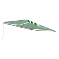 thumbnail image 4 of ALEKO 6.5'x5' Retractable Awning Fabric Replacement, Green and White Striped Color, 4 of 6