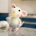 thumbnail image 5 of Home Improvement,Needle Felting Kit Beginner Mice Needle Felting Kit For Beginners Adult Animal Kit Unfinished Wool Craft Kit For Beginner DIY Craft, Hangs, 5 of 5
