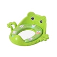 thumbnail image 2 of Asiento de entrenador de inodoro CUTICAT Asiento de entrenamiento para niños Verde, 2 of 8