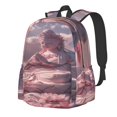 thumbnail image 1 of Disketp Pink Lotus Buddha Mochila Escolar de Gran Capacidad y Peso Ligero, Mochila de Viaje Ideal para Escuela, Trabajo y Uso Diario, Cómoda y con Estilo, 1 of 8