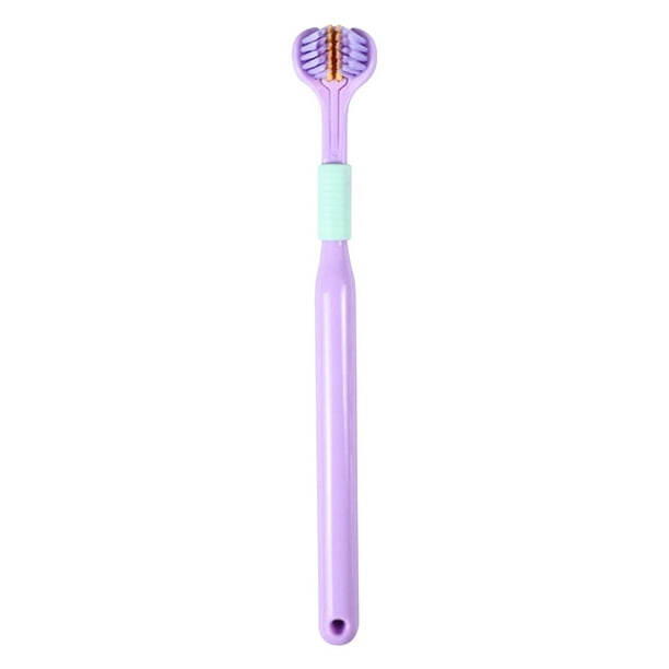 Cepillos de dientes manuales, cepillos de dientes extra suaves, cepillo de dientes de tres lados para adultos, para hombres y mujeres, cepillo de dientes de cerdas suaves y limpias, cepillo de dientes
