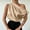 Khaki women off shoulder satin blouse a1, variant on Women Off Shoulder Satin Blouse Elegant Party Slim Fit Tops Evening Dressy Shirts Date Night Trendy, Black L