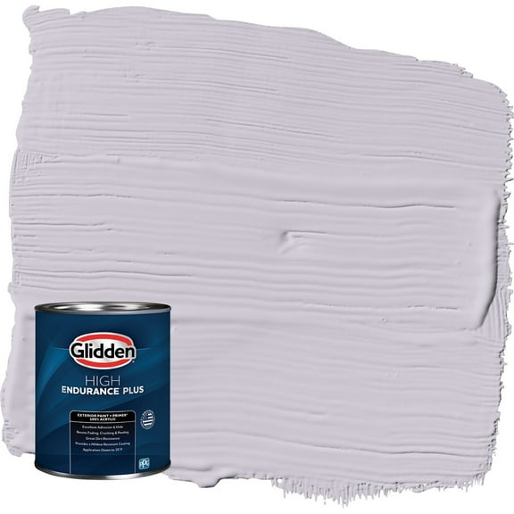 Glidden HEP Silver Chalice / Purple Semi-Gloss Exterior Paint with Primer, 1 Quart