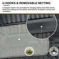 thumbnail image 4 of Aoodor 12 x 10 ft. Outdoor Solid Wooden Frame Gazebo with 2-Tier Hardtop Roof,  for Patio Backyard Deck and Lawns - Black Canopy, 4 of 9