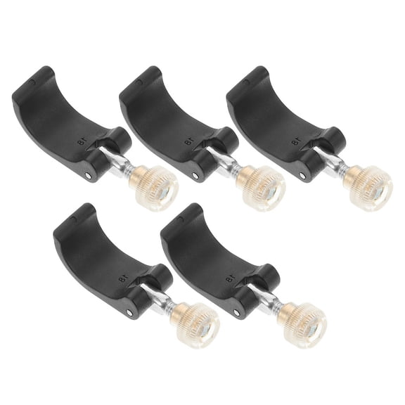 Raindrops Nylon Hiking Pole Replacement Parts, Wear-Resistant Walking Stick Accessories, Climbing Gear, 5 Pieces Set