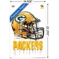 thumbnail image 3 of NFL Green Bay Packers - Drip Helmet 20 Wall Poster, 14.725" x 22.375", 3 of 3