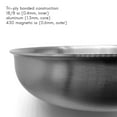 thumbnail image 5 of Fortune Candy 8-Inch Fry Pan with Lid, 3-ply Skillet, 18/8 Stainless Steel, Dishwasher Safe, Induction Ready, Silver (Mirror Finish), 5 of 10