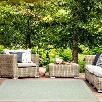 ECARPET Tapis d'Extérieur pour Patio, Terrasse, Jardin, Camping, Imperméable, Collection Veranda Classic