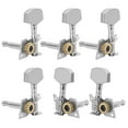 thumbnail image 4 of Guitar Tuning Pegs Keys, Guitar Machine Heads Corrison Resistance Metal Material  For Ukulele 3 Left And 3 Right,2 Left And 4 Right,4 Left And 2 Right,6 Right,6 Left, 4 of 8