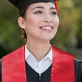 thumbnail image 5 of Graduation Stole Plain Soft Sash Unisex Graduation Stole Scarf For College Graduate Photograph Ceremony, 5 of 7