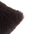 thumbnail image 5 of &nbsp;Mainstays Super Lux Shag Faux Fur Brown Pillow, 19 in x 19 in, Square&nbsp;2 Pack, 5 of 6