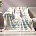 thumbnail image 2 of LHSHID 100th Birthday Gifts for Women 100th Birthday Decorations Gifts for 100th Birthday Happy 100th Birthday Gifts Best 100th Birthday Gift Ideas 100 Year Old Gifts for Mom Grandma Blanket 50x60in, 2 of 6