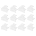 thumbnail image 1 of 12 Pack Soft Corner Protector, PVC Furniture Proofing Bumper Cushion Corner Guards Edge, 40x20mm, Clear, 1 of 7