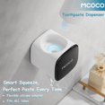 thumbnail image 4 of Dispensador de pasta dental MCOCO minimalista de pared, negro, 4 of 7