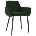 thumbnail image 2 of vidaXL 2x Dining Chairs Velvet Home Kitchen Chair Seat Furniture Multi Colors, 2 of 5