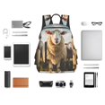 thumbnail image 4 of Yiaed Cute Prairie Sheep Herd Print Lightweight Backpack Travel Backpacks Hiking Daypack for Women Men, 4 of 5