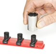 thumbnail image 2 of Ernst Organizador De Rieles De Enchufe De 13 Pulgadas Con Clips De Bloqueo Giratorio De 14 3/8 Pulgadas, Rojo (8415), 2 of 5