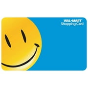 Angle View: Smiley Blue Gift Card