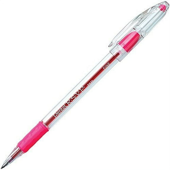 Pentel RSVP Stick Pen (BK90-P) by Pentel Sold Individually