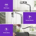 thumbnail image 3 of SUNRINX Hands Free Kitchen Faucet with Motion Sensor, Stainless Steel Smart Sink Faucet, Chrome, 3 of 9