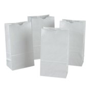 Rainbow Kraft Bag White 50 Per Pack 2 Packs (PAC72005-2)