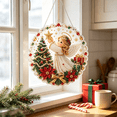 thumbnail image 2 of DIY Christmas Pearl Diamond Art Hanging Ornament Kit, Golden‑Star Angel Holiday Acrylic Decor, 2026 Festive Bead Diamond Craft Kit for Handmade Christmas Presents, 2 of 7
