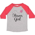 thumbnail image 3 of Inktastic Flower Girl Wedding Butterfly Girls Toddler T-Shirt, 3 of 5