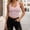 *Pink, variant on ClodeEU Women's Halter Neck Ribbed Crop Tank Top, Sleeveless Slim Fit Y2K Cami for Summer Army Green,Women's Plus L