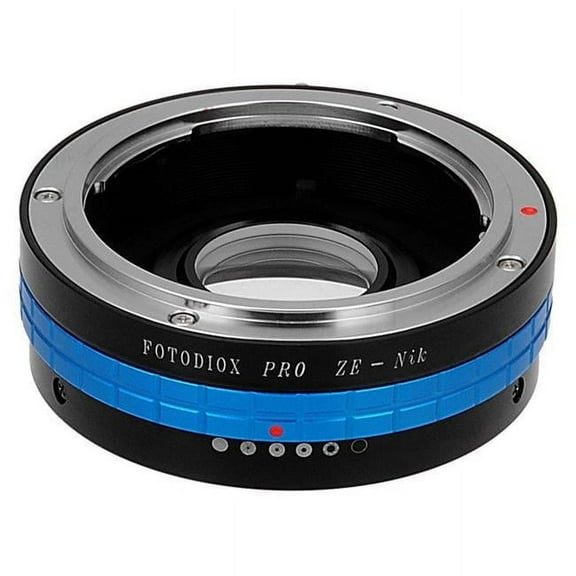 Fotodiox MZE-NikF-Pro Pro Lens Mount Adapter - Mamiya 35 mm SLR Lens To Nikon F Mount SLR Camera Body with Built in Aperture Control Dial