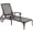 Bronze, variant on HOMEFUN 75.4 in. L White Aluminum Outdoor Chaise Lounge Reclining Chair with Adjustable Wheels