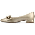 thumbnail image 3 of Journee Womens Ophelia Slip On Pointed Toe Low Heel Dress Flats, 3 of 9