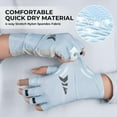 thumbnail image 6 of KastKing  Fingerless SPF Sun Gloves, UPF50+ Sun Protection Fishing Gloves, Hydrocool® Technology, Open Palm Design, Extended Cuff UV Protection Gloves for Fishing-Ultimate Angler, 6 of 10