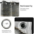 thumbnail image 2 of Black Gray Marble Blackout Curtains for Bedroom Abstract Golden Texture Window Curtain Modern Luxury Ink Art Window Drapes for Living Room Decor Darkening Curtains 42"W x 108"L (Pack of 2), 2 of 6