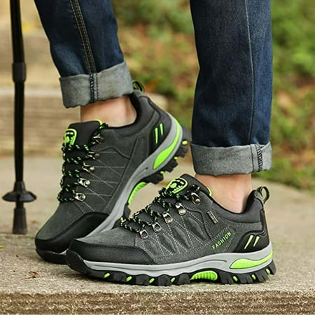 

YTJX Couple Mesh Breathable Hiking Shoes Outdoor Non-Slip Hiking Climbing Shoes